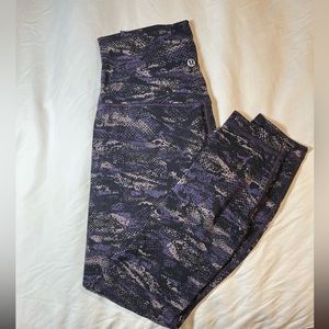 Purple Galaxy Lululemon Align 25inch sz 4